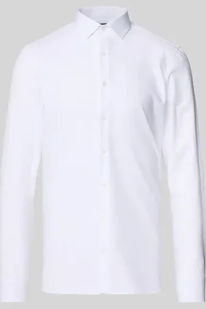 Olymp Koszula biznesowa o kroju slim fit z twillu z dodatkiem streczu