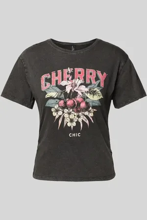 ONLY T-shirt o kroju regular fit z czystej bawełny model ‘LUCY LIFE’