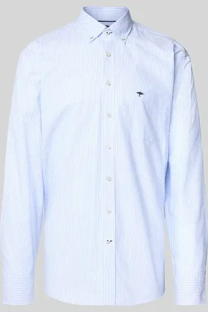 Fynch-Hatton Koszula casualowa o kroju regular fit ze wzorem w paski model ‘All Season’