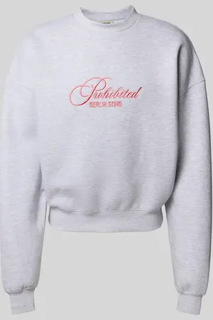 Prohibited Bluza o kroju oversized z wyhaftowanym logo
