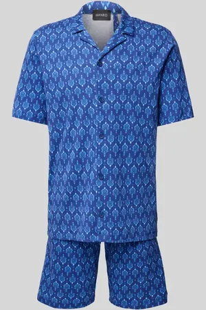 Hanro Piżama ze wzorem na całej powierzchni model ‘Night&Day Pyjama kurz’