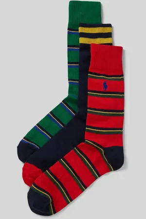 Ralph Lauren Skarpety z wyhaftowanym logo w zestawie 3 szt.