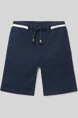 QS by s.Oliver Bermudy o kroju regular fit z mieszanki bawełny model ‘PELLE’