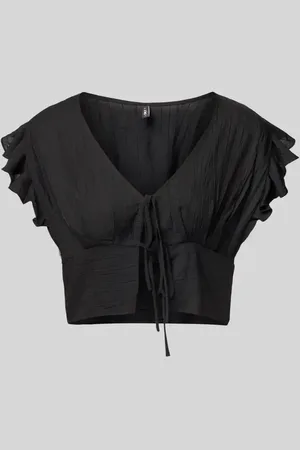 ONLY Top o kroju relaxed fit z mieszanki wiskozy model ‘ZEVEN’