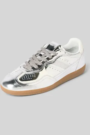 ALOHAS Sneakersy ze skóry z efektem metalicznym