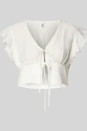 ONLY Top o kroju relaxed fit z mieszanki wiskozy model ‘ZEVEN’