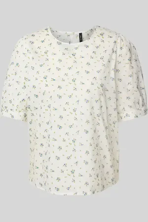 VERO MODA Bluzka o kroju regular fit z czystej bawełny model ‘TRINE’