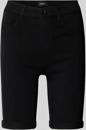 ONLY Szorty jeansowe o kroju regular fit z przeszytym brzegiem model ‘RAIN’