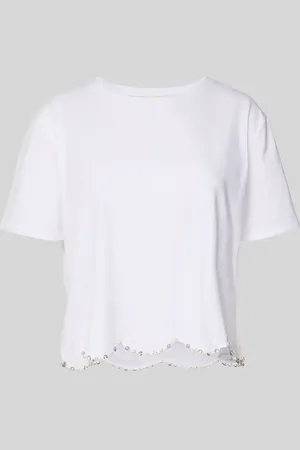 Liu Jo T-shirt zdobiony kamieniami