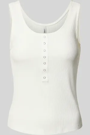 ONLY Top o kroju slim fit z mieszanki bawełny model ‘SIMPLE’