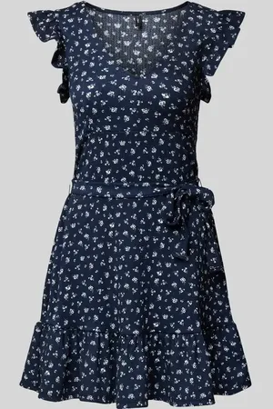 ONLY Sukienka mini z wiązanym paskiem i taliowaniem model ‘HILLARY’