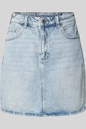 VERO MODA Spódnica jeansowa o kroju regular fit z 5 kieszeniami model ‘TESSA’