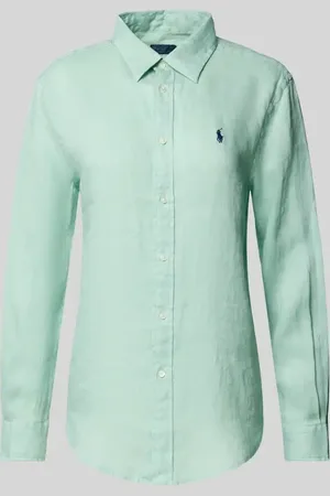 Ralph Lauren Bluzka lniana z wyhaftowanym logo