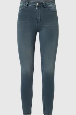 Review Jeansy z bardzo wysokim stanem o kroju skinny fit z dodatkiem streczu