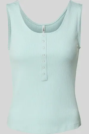 ONLY Top o kroju slim fit z mieszanki bawełny model ‘SIMPLE’