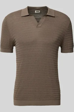 Drykorn Koszulka polo o kroju regular fit z dekoltem w serek model ‘BRAIAN’