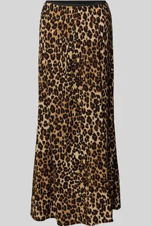VERO MODA Rozkloszowana spódnica midi z czystej wiskozy model ‘ALBA’