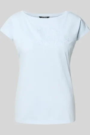 Ralph Lauren T-shirt z dekoltem w łódkę