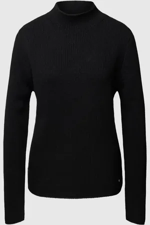 Fynch-Hatton Sweter z dzianiny ze stójką model ‘Basic’