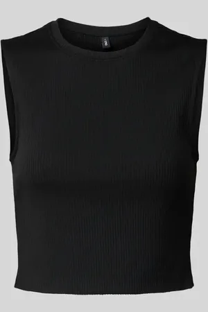 ONLY Top krótki o kroju slim fit z mieszanki bawełny model ‘VELA’