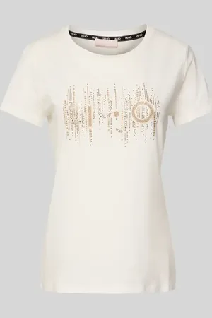 Liu Jo T-shirt zdobiony kamieniami