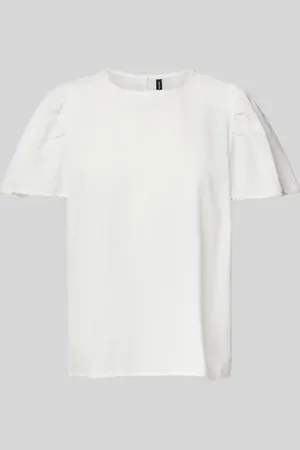 VERO MODA Bluzka o kroju regular fit z czystej bawełny model ‘PRETTY’