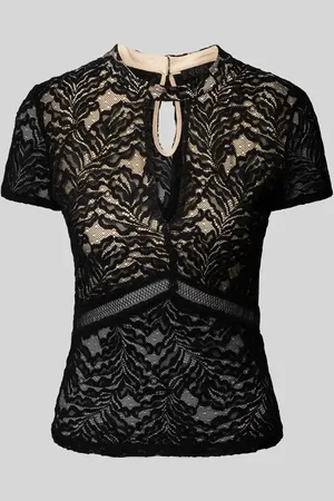 Guess T-shirt z okrągłym dekoltem