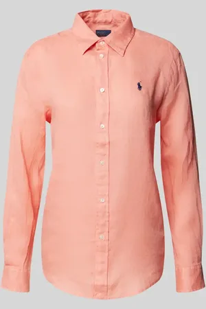 Ralph Lauren Bluzka lniana z wyhaftowanym logo