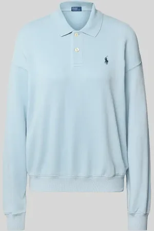 Ralph Lauren Bluza z kołnierzykiem polo i wyhaftowanym logo