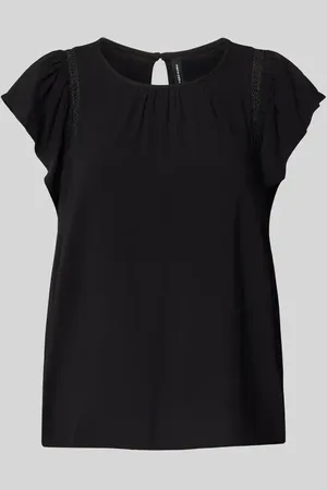 VERO MODA Top bluzkowy o kroju regular fit z mieszanki wiskozy model ‘BELLA’