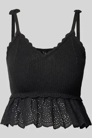 ONLY Top na ramiączkach o kroju slim fit z mieszanki bawełny model ‘KRISTIN’