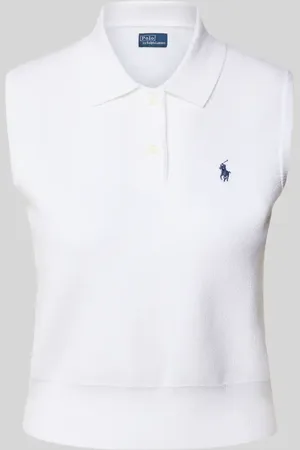 Ralph Lauren Bezrękawnik z kołnierzykiem polo