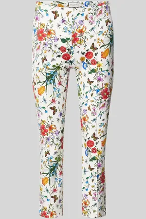 SEDUCTIVE Spodnie capri o kroju slim fit z przeszytym kantem