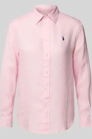 Ralph Lauren Bluzka lniana z wyhaftowanym logo