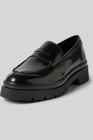 GANT Mokasyny ze skóry z paskiem na cholewce model ‘Aligrey’