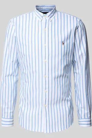 Ralph Lauren Koszula casualowa o kroju slim fit z kołnierzykiem typu button down i wyhaftowanym logo