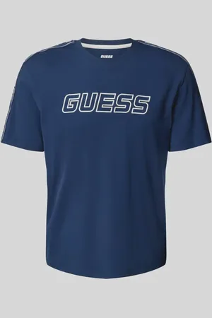 Guess T-shirt z detalem z logo