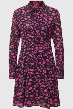 HUGO BOSS Sukienka mini z nadrukiem na całej powierzchni model ‘Kaleya’
