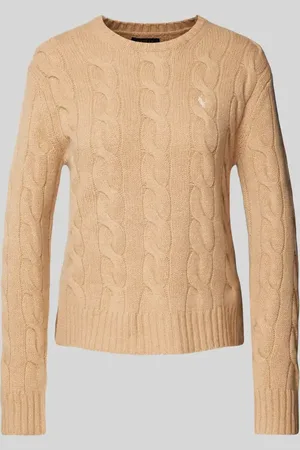 Ralph Lauren Sweter z dzianiny z wzorem warkocza