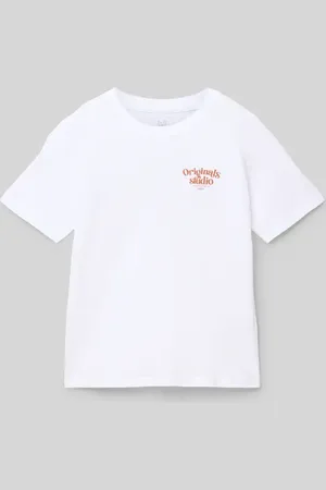 JACK & JONES T-shirt z nadrukiem z napisem model ‘RACAPULCO’
