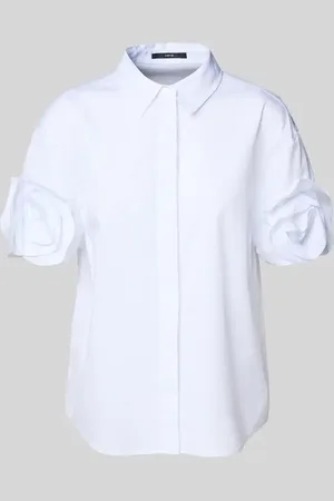 Zero Bluzka koszulowa o kroju regular fit z rękawem o dł. 1/2