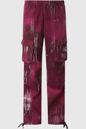SEAN JOHN Spodnie cargo o kroju baggy fit z bawełny model ‘Script Logo Scratch’