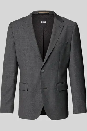 HUGO BOSS Marynarka na dwa guziki o kroju slim fit z kieszeniami z patką model ‘Jasper’
