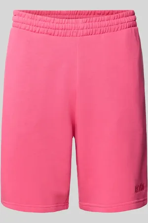 Review Szorty z dzianiny dresowej o kroju relaxed fit z wyhaftowanym logo