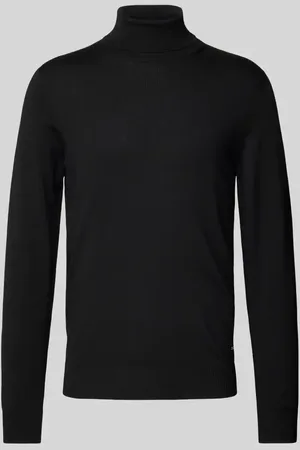 JOOP! Sweter z wywijanym kołnierzem z wełny merino model ‘Donte’