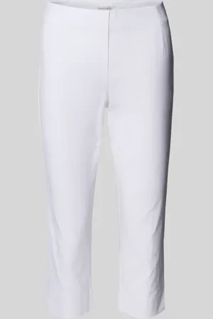 STEHMANN Spodnie capri z mieszanki wiskozy model ‘INA’
