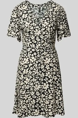 VERO MODA Sukienka mini taliowana z czystej wiskozy model ‘ALBA’