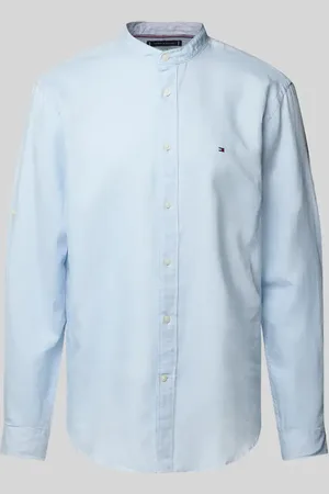 Tommy Hilfiger Koszula casualowa o kroju regular fit z mieszanki bawełny i lnu