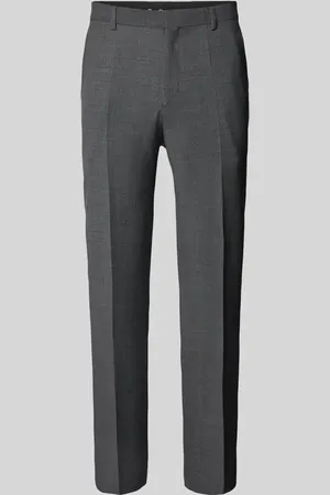 HUGO BOSS Spodnie do garnituru w kant model ‘Leon’