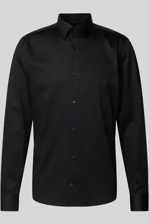 JOOP! Koszula biznesowa o kroju slim fit z kołnierzykiem typu kent model ‘Pit’